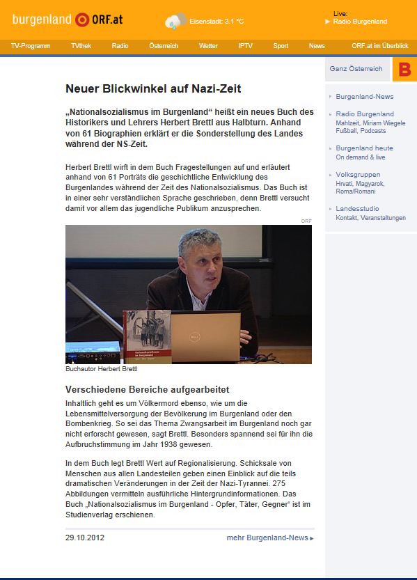 Buch-Bericht ORF 29.10.2012