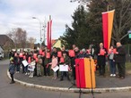 Gedenken an den Genozid an den Roma und Sinti: SchülerInnen beteiligen sich an der Gedenkveranstaltung in Lackenbach
