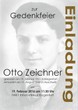 Gedenkfeier an Otto Zeichner (geboren am 19. 2. 1921 in Klagenfurt - ermordet am 11. 8. 1942 in Auschwitz) an der HAK 1 International Klagenfurt