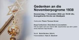 Gedenken an die Novemberpogrome in Villach