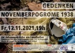 Gedenken an die Novemberpogrome