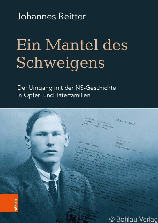 Buchcover mit dem einzig erhaltenen Foto des 1940 ermordeten Uronkels von Johannes Reitter (Quelle: Böhlau Verlag)