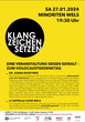 Klang.Zeichen.Setzen- Veranstaltung anlässlich des Internationalen Holocaust-Gedenktages
