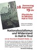 Gedenkveranstaltung Nationalsozialismus und Widerstand in Hall in Tirol