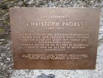 Gedenktafel für Christoph Probst in Aldrans