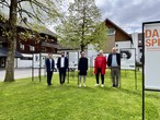 Open-Air-Ausstellung "darüber sprechen" in Hittisau