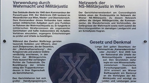 Enthüllung der Gedenktafel für die Opfer der NS-Militärjustiz