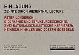 Zehnte Simon Wiesenthal Lecture 