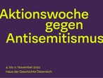 Aktionswoche gegen Antisemitismus