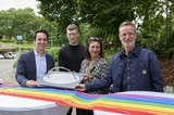 Eröffnung des Denkmals für die im Nationalsozialismus verfolgten Homosexuellen: ARCUS - Schatten eines Regenbogens
