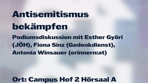 Podiumsdiskussion: Antisemitismus bekämpfen