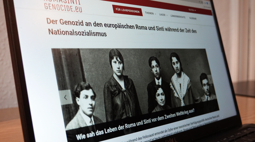 Die Lernwebsite romasintigenocide.eu