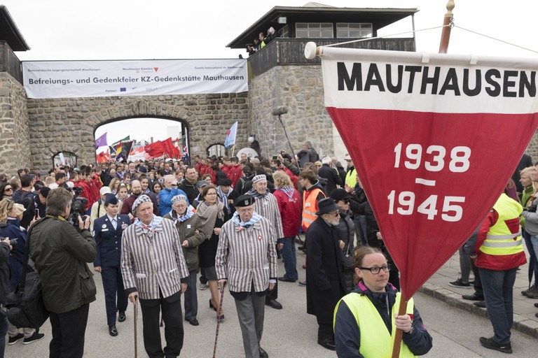 Internationale Gedenk- und Befreiungsfeier in der KZ-Gedenkstätte Mauthausen (Foto: Sebastian Philipp)