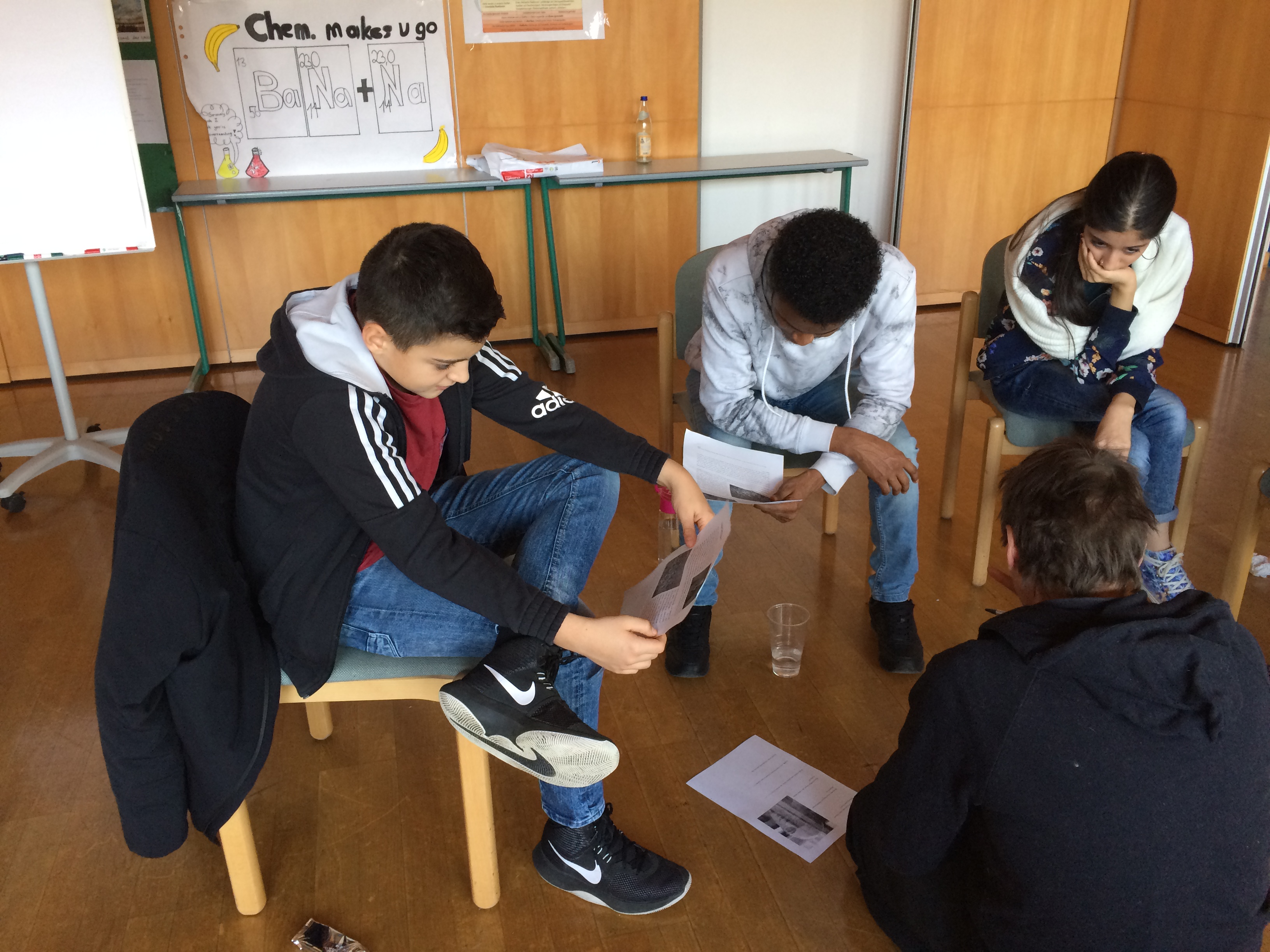 Fluchtpunkte-Workshop an einer Wiener Schule