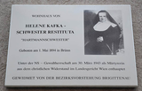 Gedenktafel für Helene Kafka in Wien Brigittenau