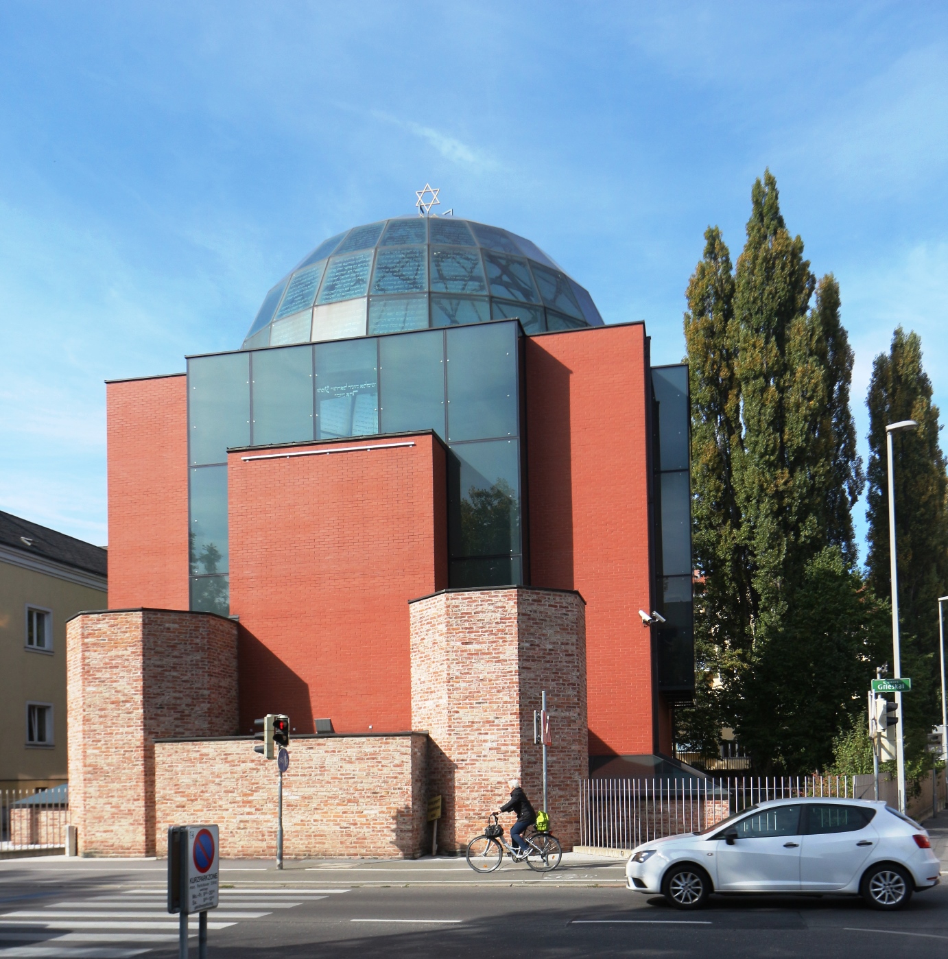 Synagoge in Graz, seit 1869 besteht in Graz eine Israelitische Kultusgemeinde (CC by OZinOH).