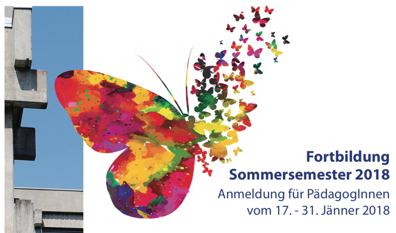 Das neue Studienverzeichnis für das Sommersemester 2018 ist ab sofort auf der Website der PH Vorarlberg und auf PHonline einsehbar. 