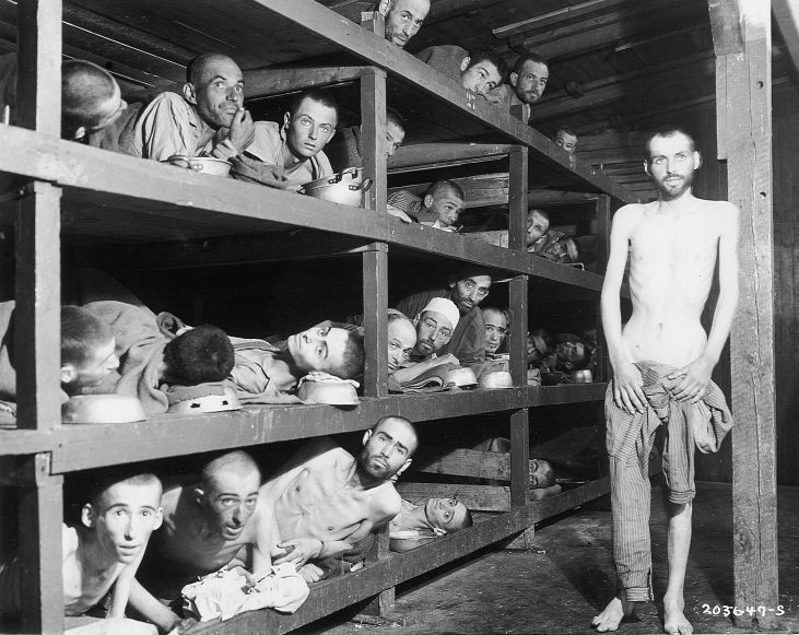 Buchenwald-Foto, 16. April 1945, USHMM