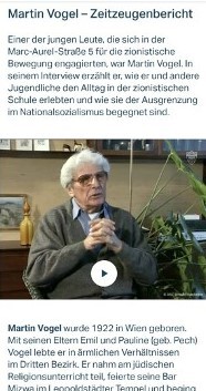 Zeitzeugen-Interview mit Martin Vogel - IWalk Jüdischer Widerstand in Wien