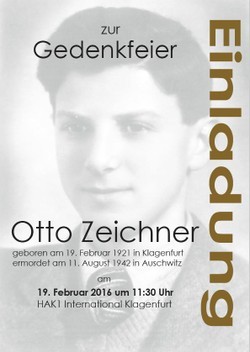 Otto Zeichner - Gedenkfeier