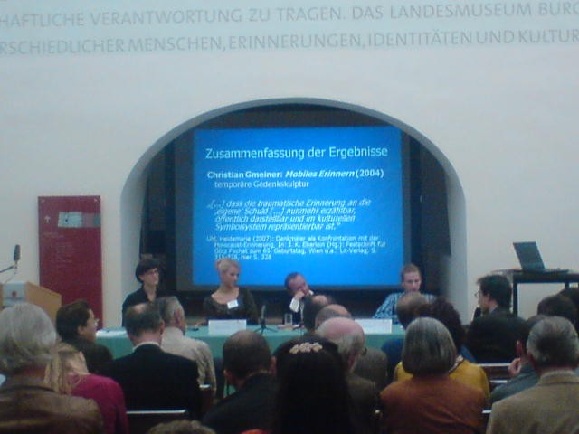 Symposium „Das Drama Südostwallbau am Beispiel Rechnitz Taten, Daten, Fakten, Folgen“ im Landesmuseum Burgenland  