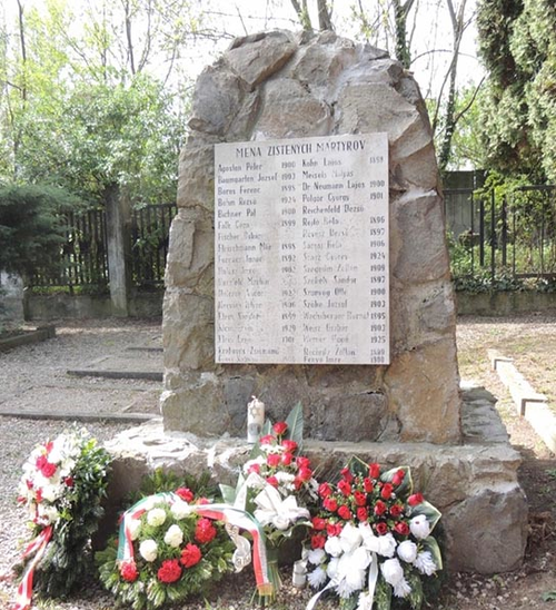 Mahnmal in Engerau (Petržalka, Bratislava)  Foto: Zentrale österreichische Forschungsstelle Nachkriegsjustiz