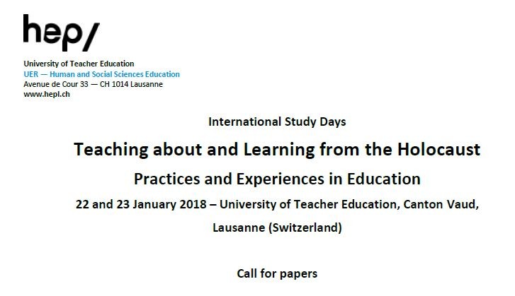 Call for Papers Lausanne 