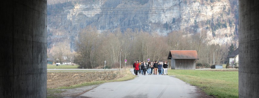 Ein Rundgang zur Schweizer Grenze