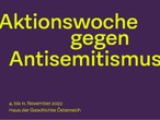 Aktionswoche gegen Antisemitismus hdgö