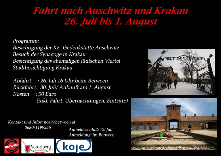 Gedenkstättenfahrt nach Auschwitz-Krakau Between 