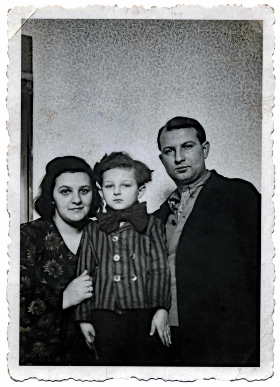 Harry Merl mit seinen Eltern