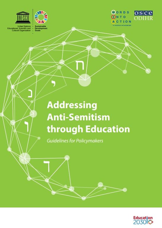   Wie Antisemitismus durch Bildung vorbeugen? Das Handbuch der UNESCO „Addressing Anti-Semitism through Education“ bietet Richtlinien, _erinnern.at_ war an der Entwicklung des Handbuchs beteiligt.   