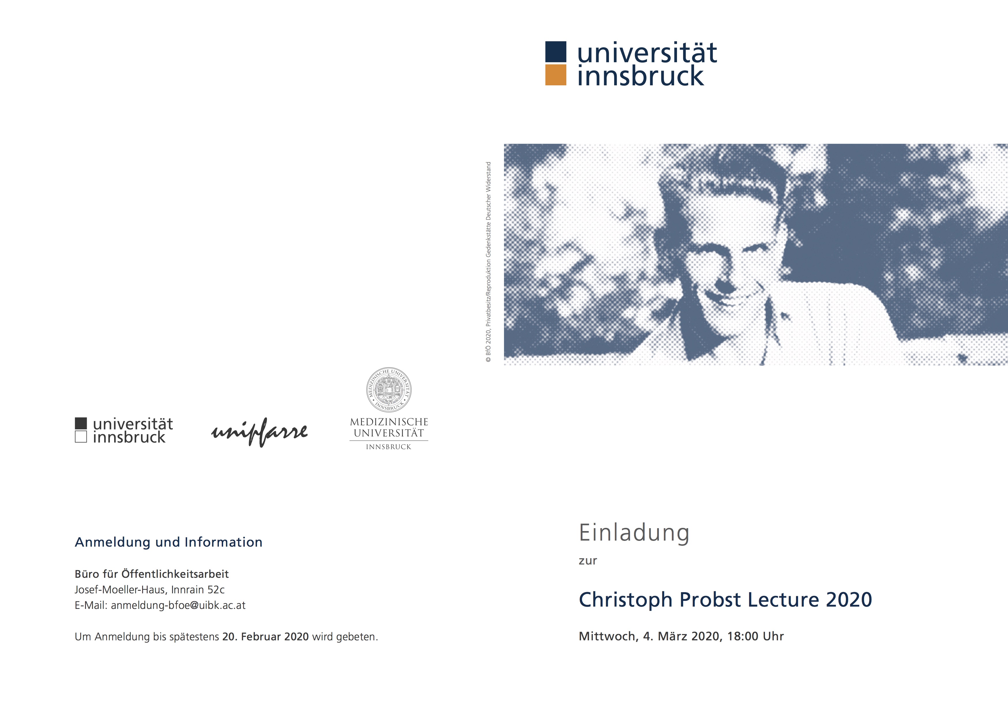 Christoph-Probst-Lecture