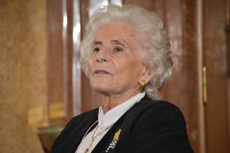 Suzanne-Lucienne Rabinovici wurde 86. Sie überlebte das Ghetto von Wilna und zwei Konzentrationslager. Ihre Überlebensgeschichte verarbeitet sie in ihrer Autobiographie „Dank meiner Mutter“. (Foto CC C. Michelides)  