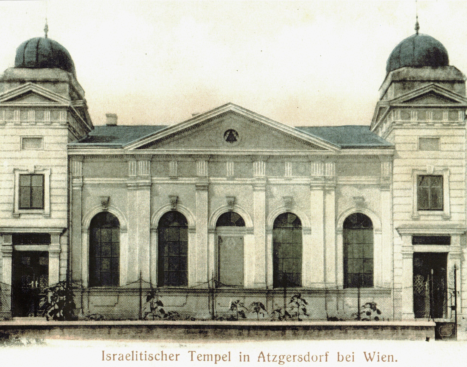 DIe ehemalige Synagoge für das Gebiet von Atzgersdorf, Mauer, Liesing und Umgebung in der Karlsgasse, später Dirmhirngasse 112 (Bild: Wikimedia / Josef Moser / CC BY-SA 4.0 DEED