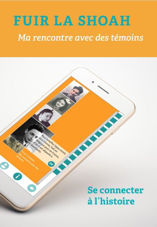 "Fuir la Shoah" - die französische Version der Lern-App "Fliehen vor dem Holocaust"