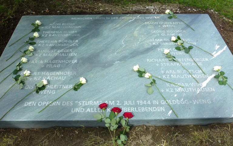 Gedenkstein Goldegg (Foto: Christina Nöbauer)