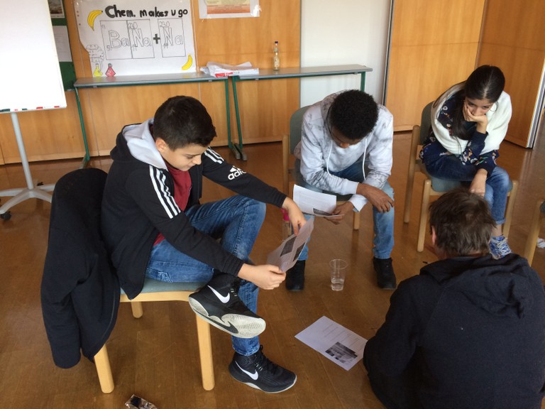 "Fluchtpunkte" Workshop an einer Wiener Schule
