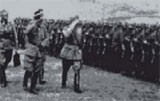 Waldheim mit Generalleutnant Waffen SS Artur Phleps, Podgorica, Montenegro, 23. 5. 1943