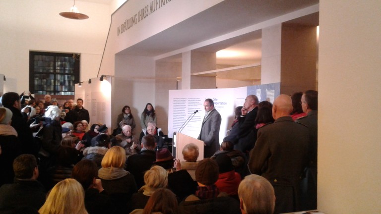 Kulturminister Thomas Drozda eröffnet die Ausstellung 