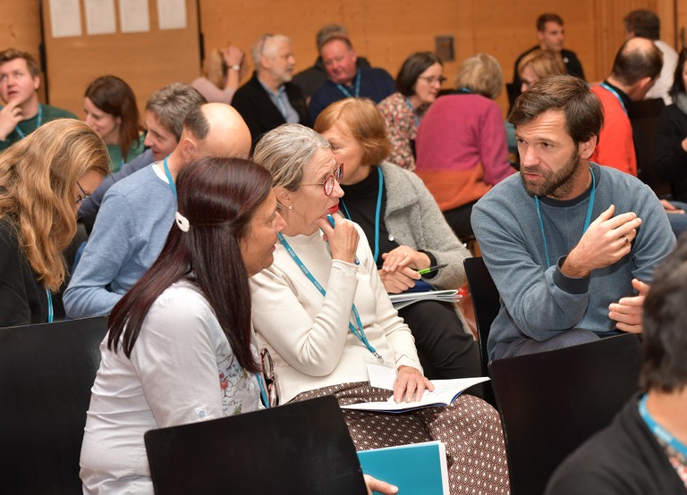 Zum Zentralen Seminar von ERINNERN:AT kamen 2022 PädagogInnen aus ganz Österreich in Goldegg zusammen (Foto: OeAD  fotohech).