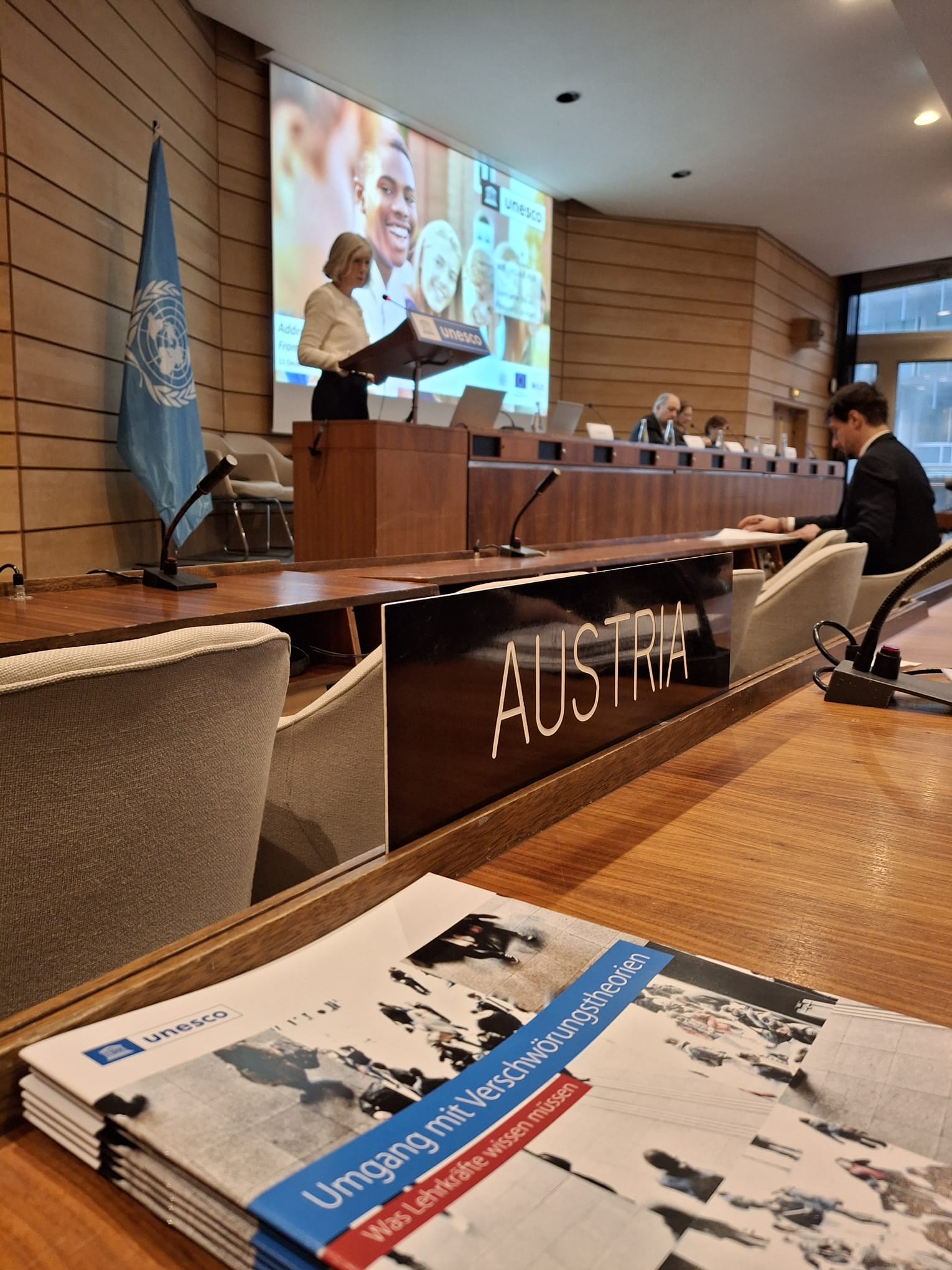 (c) Daniela Lackner, Teilnahme Österreichs an der UNESCO Konferenz „Addressing Antisemitism through Education in Europe: From Practice to Action“