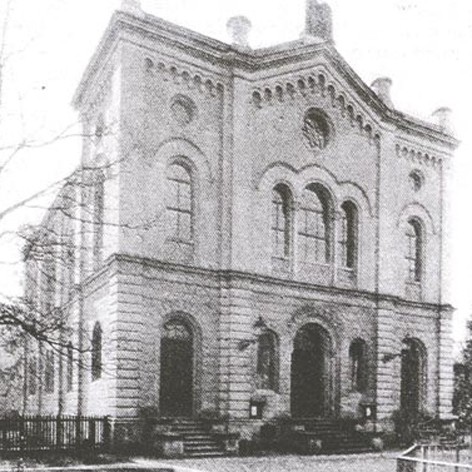 Die im Novemberpogrom 1938 zerstörte Synagoge in Linz (Foto: Jüdische Kultusgemeinde Linz)