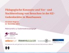 2.12.2013 - Webinar mit Christian Angerer: Pädagogische Konzepte und Vor- und Nachbereitung von Besuchen in der KZ-Gedenkstätte Mauthausen